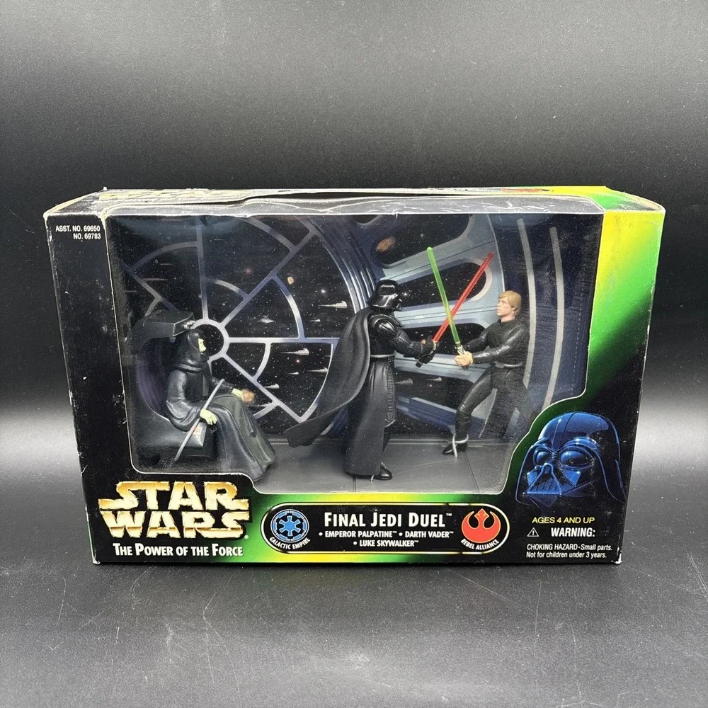 Star Wars The Power Of The Force Final Jedi Duel Figure Set Sealed 1997 NIB